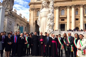 Statua Santa Rita a Roma