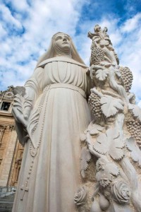 Statua Santa Rita a Roma