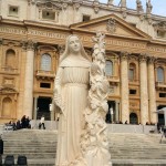 Statua Santa Rita a Roma