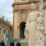 Statua Santa Rita a Roma