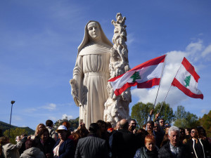 Inaugurazione Statua Santa Rita