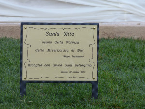 Inaugurazione Statua Santa Rita
